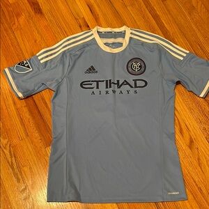 Authentic Lampard #8 NYC Football Club Adidas Light Blue Men’s Soccer Jersey